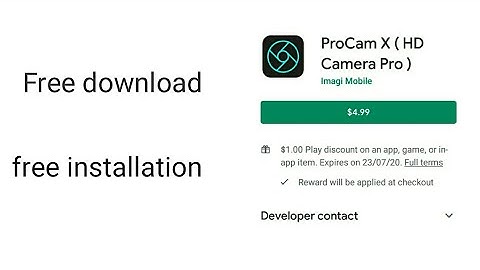 ProCam X (HD Camera Pro) Free download free installation