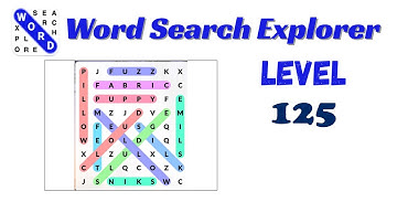 Word Search Explorer Level 125 Answer 🔍 | Step-by-Step Guide | Go Answer
