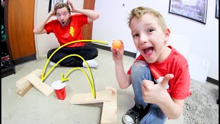 FATHER SON GAME OF PONG! / Trick Shot Time!