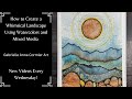 How to Create Abstract Artwork Using Watercolors and Mixed Media | Intuitive Painting Process