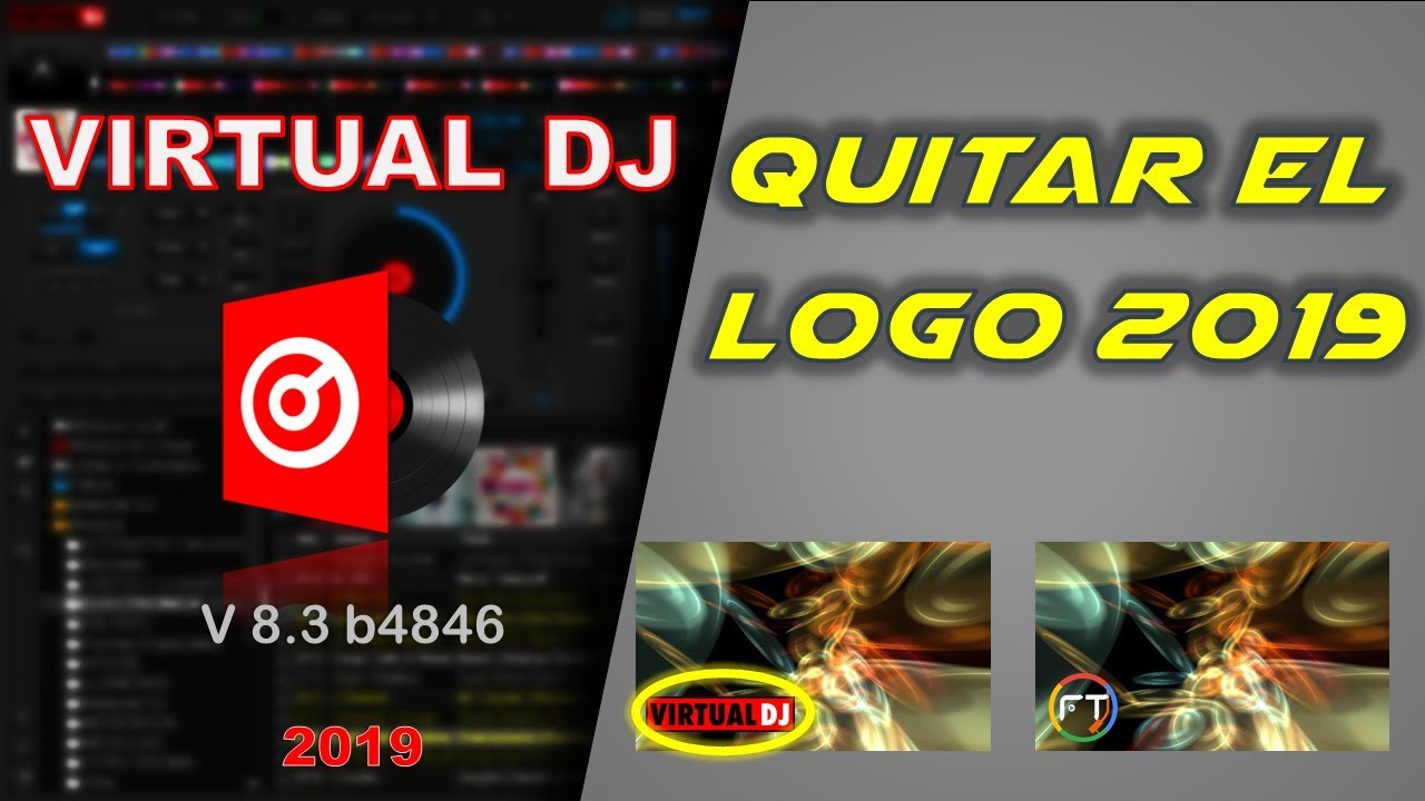 Quitar el logo de virtual dj y poner mi marca personal de dj - YouTube