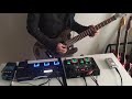 Loop performance with Boss RC-202 looper and GT-1