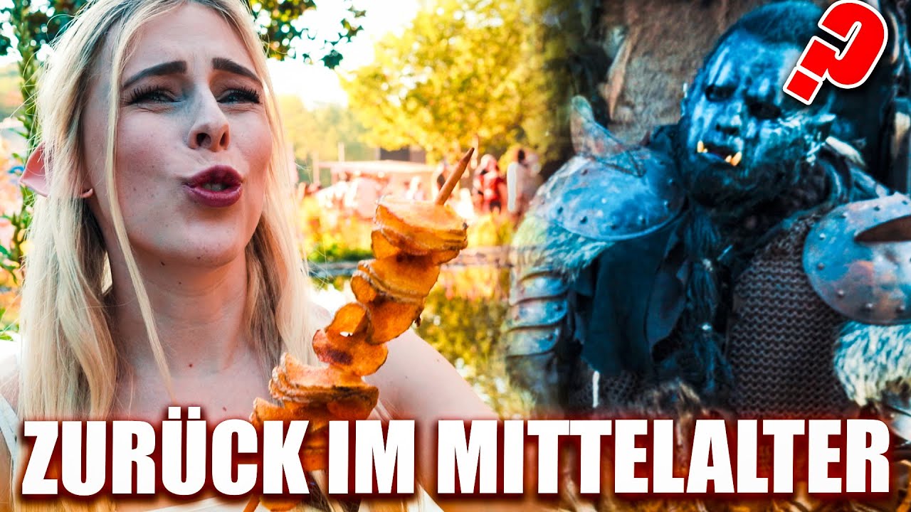VLOG- Abenteuer auf dem Mittelaltermarkt! (Und GANZ viel Essen)