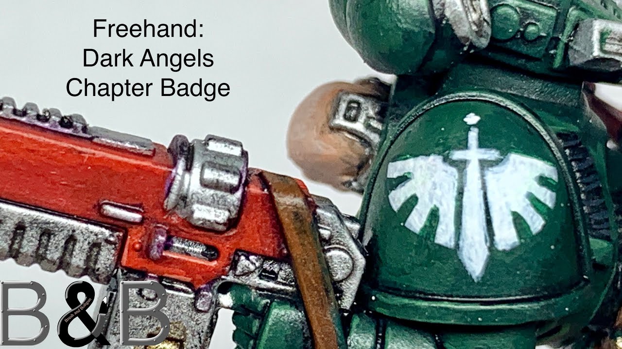 Freehand Dark Angels Chapter Badge YouTube