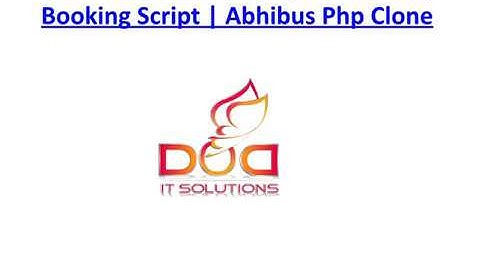 Abhibus Clone Script - DOD IT SOLUTIONS