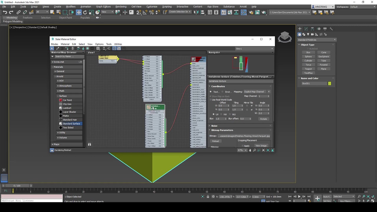 3ds max 2021 tutorial sync texture sizes by using the Slate material ...