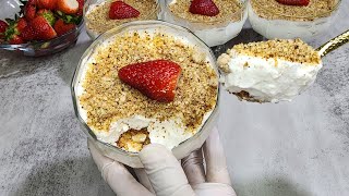 حلى صحي بمكونات قليلة .مناسب للكيتو دايت .healthy low carb dessert. keto dessert #keto #كيتو