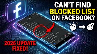 Unblock On Facebook: I Finally Found The Hidden Settings