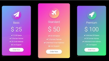 Designing an Eye-Catching Pricing Table with HTML and CSS