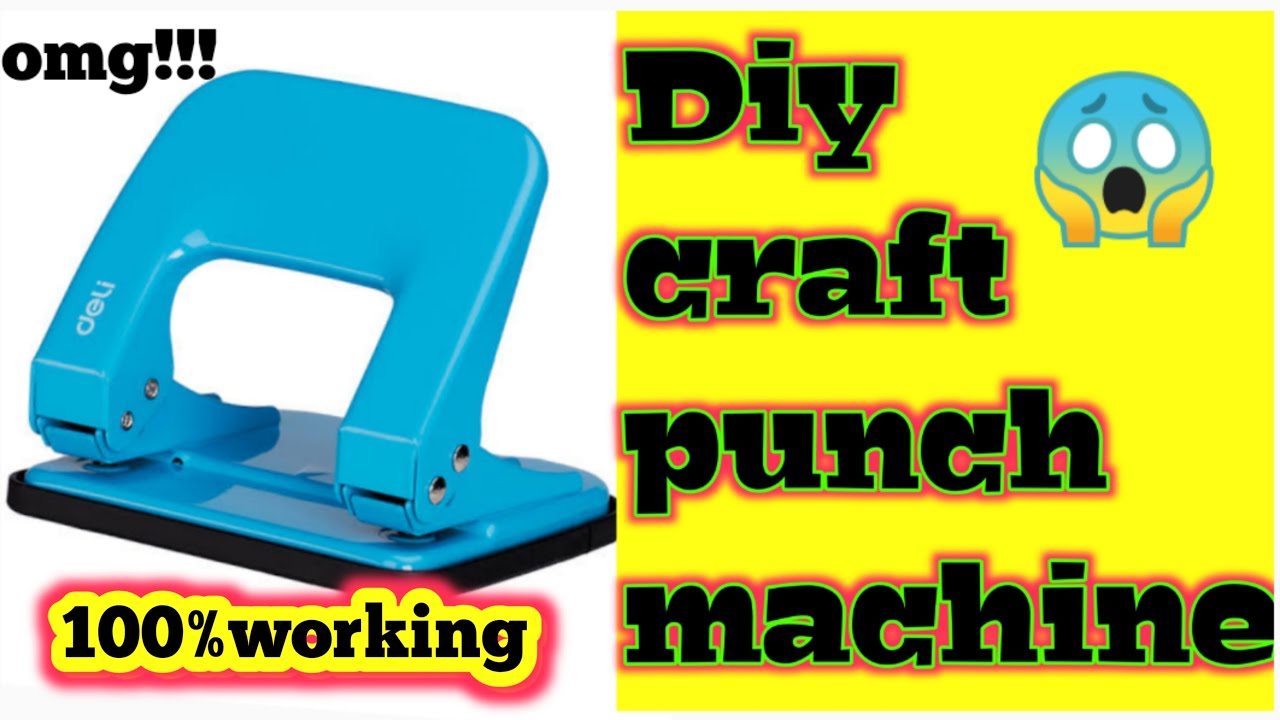 Diy Craft Star Punch - How to make paper craft punch machine at home