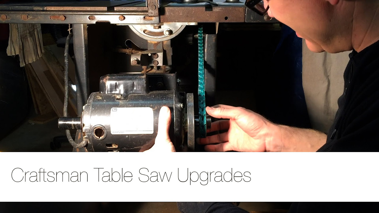 Shop Update Craftsman Table Saw Upgrades