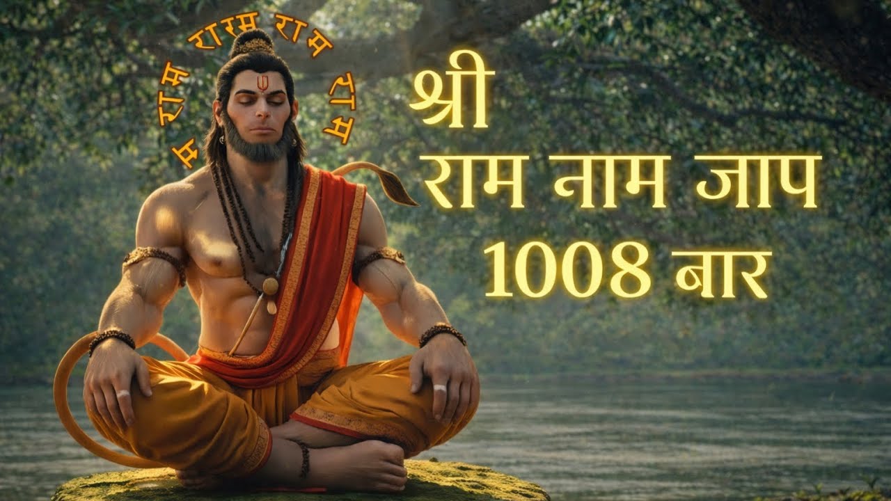 Ram Naam Chants(Jaap) 1008 Times | 18 Minutes of Divine Energy | राम मंत्र | Bhakti Vibes Official