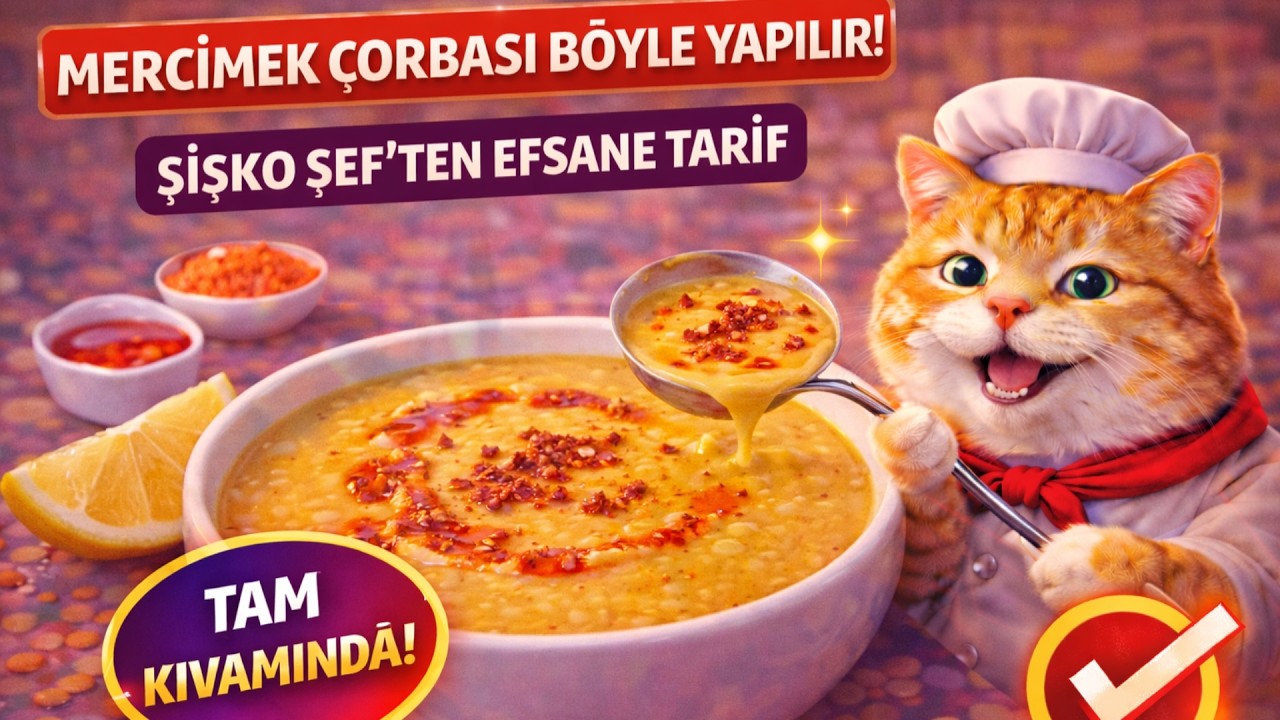 Mercimek Çorbası Böyle Yapılır! Şişko Şef’ten Efsane Tarif
