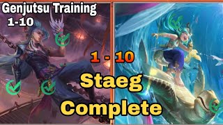 HOW TO COMPLETE THE GENJUTSU TRAINING STAGE 1 - 10 MLBB X NARUTO EVENT GET FREE SKIN screenshot 4