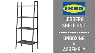 Ikea Lerberg Shelf Step By Step Assembly