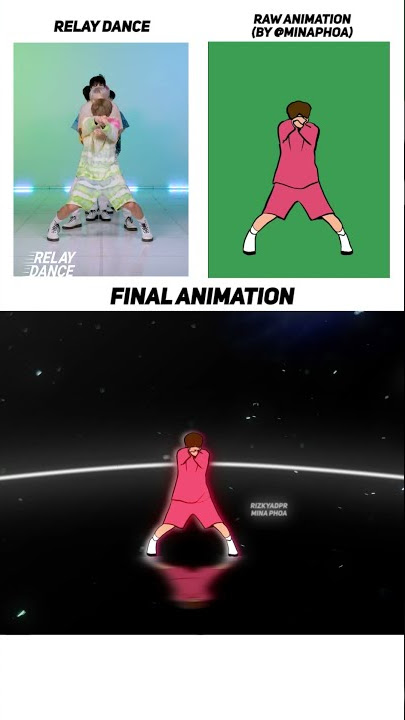 Animation vs Dance Hello Future NCT Dream Relay Dance