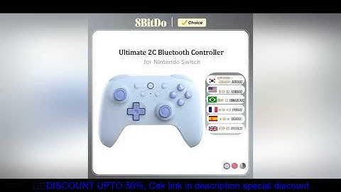 8BitDo Ultimate 2C Bluetooth Controller for Nintendo Switch 2 Wireless Gamepad with Hall Effect Joys