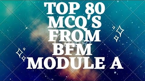 TOP 80 MCQ BFM MODULE A(FOREIGN EXCHANGE )
