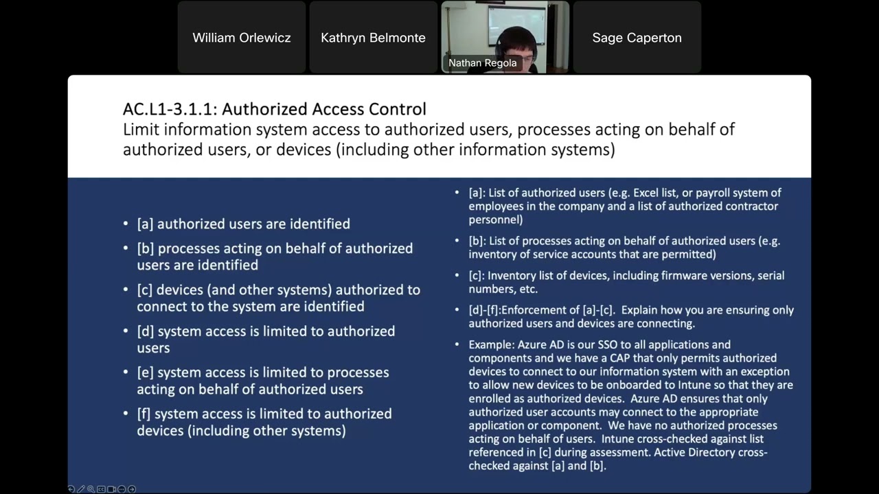 CMMC Workshop Series: Access Control
