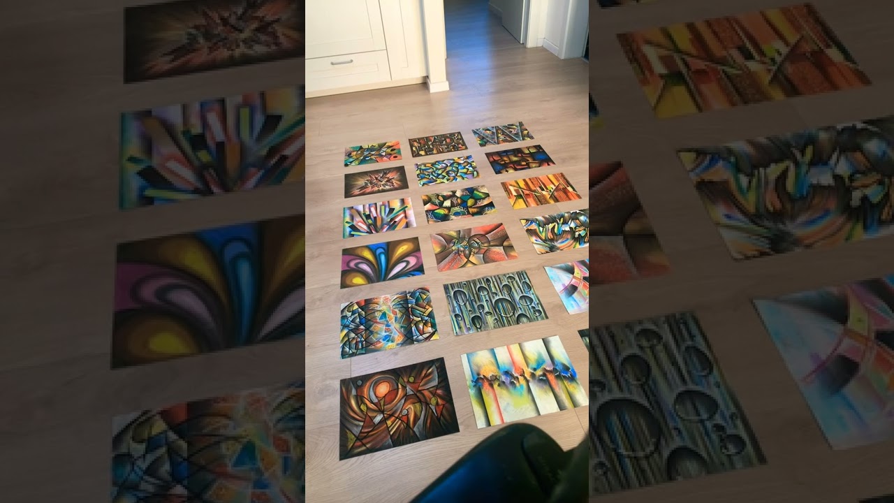 Peaceful Mood Of Abstract Arts In The Afternoon - Soft Pastel Original Abstract Collection