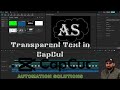CapCut: How We Can Create Transparent Text