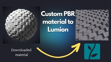 Import downloaded materials to Lumion