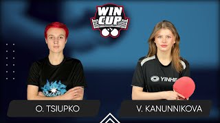 15:30 Oleksandra Tsiupko - Vasylysa Kanunnikova West 3 WIN CUP 16.05.2024 | TABLE TENNIS WINCUP