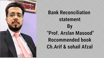 Q#07|||CH#08|||Cash Book & Bank Reconciliation statement|||