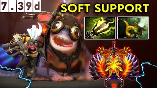 Snapfire Immortal Soft Support - Dota 2 Patch 7.39d Pro Pub Gameplay screenshot 5
