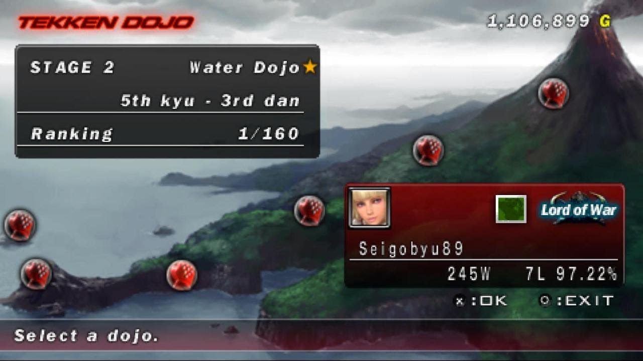 Tekken 5 Dark Resurrection Lili Water Dojo Ranking Tournament - YouTube