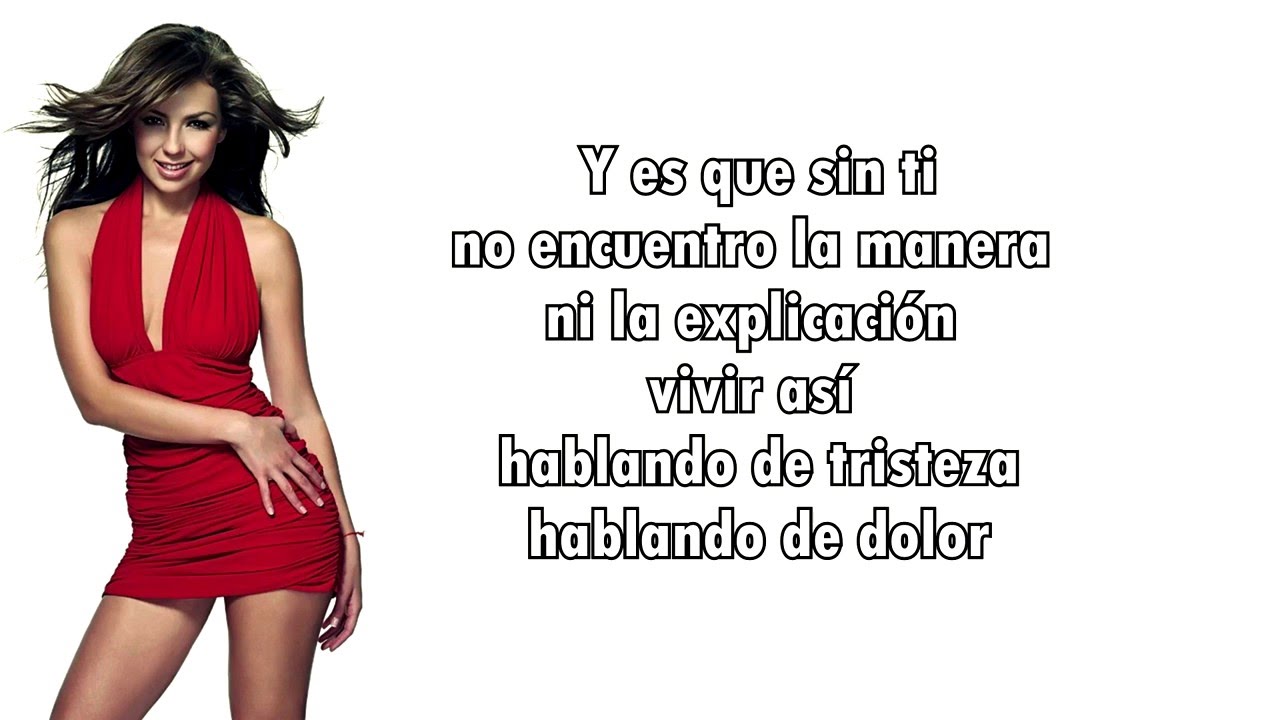 Thalia - Todavía Te Quiero (Letra)