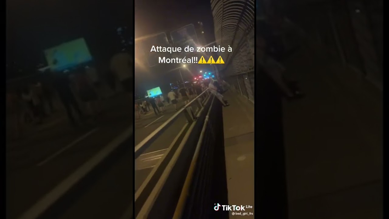 ATTAQUE DE ZOMBIE À MONTRÉAL 😳😳😳😳😳 