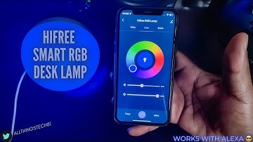 Hifree Smart RGB Touch Lamp (Home Office, Desk Setup or Bedside Lamp)