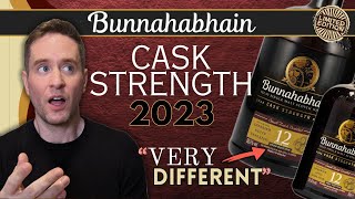 As good as the 2022? | Bunnahabhain 12 Cask Strength 2023 REVIEW
Ive got a single malt scotch whisky from the Bunnahabhain distillery on Islay today. This is their unpeated sherried cask strength 12 year old. Ive got the 2023 release as well as the 2022. Ill taste them both and give you my thoughts. Cheers!
Support through Patreon: https://www.patreon.com/Gwhisky
Support through PayPal: gwhiskytw@gmail.com
Gwhisky t-shirts & apparel: https://gwhisky.creator-spring.com/
IG: @gwhiskytw
Business/Contact info: gwhiskytw@gmail.com
Scores:
0-75 - Crap
75-79 - For cocktails & people you dont like
80-82 - Not bad
83-85 - Getting good here
86-89 - Delicious
90-94 - Awesome
95-100 - Cowabunga Dudes As good as the 2022? | Bunnahabhain 12 Cask Strength 2023 REVIEW