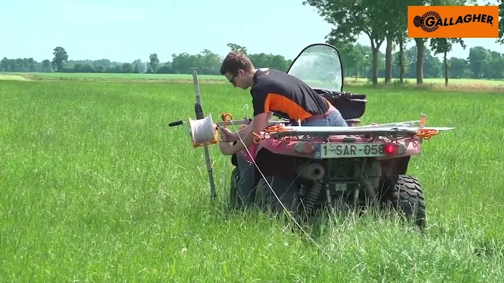 How to set up mobile fencing in no time with a quad bike