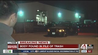 Worker finds body in trash pile at Kansas City waste transfer station