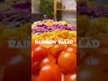 سلطة سوبر ماما مليانة الوان و فوايد #backtoschool #saladrecipe #easynutrition #shorts