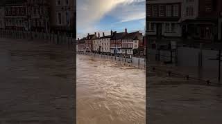 Bewdley, River Severn Flooding after January storm. #nature #floods #riversevern