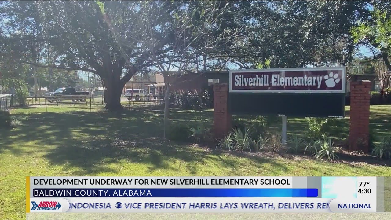 Site work begins at new Silverhill Elementary School property YouTube