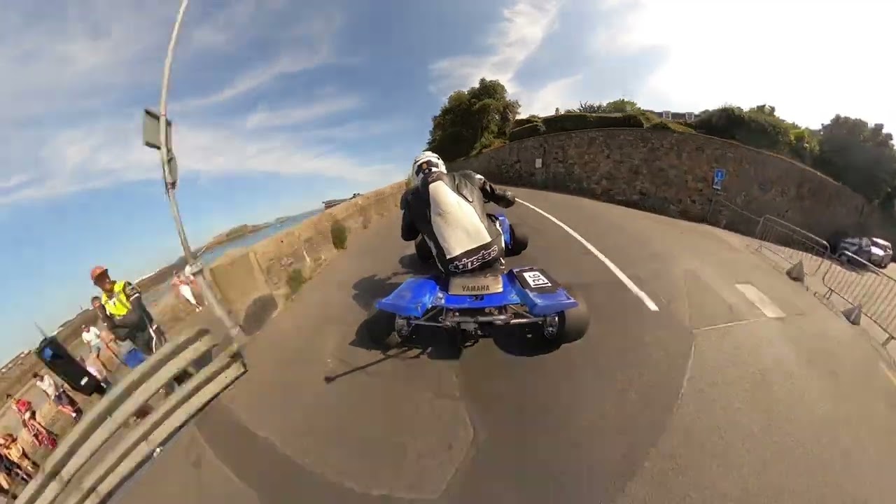 Yamaha Banshee 472cc Chris Law Guernsey National Hillclimb Val Des Terres 16/7/22 Record 30.90