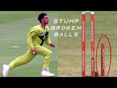 Stumps broken deliveries in ODI cricket||Iconic Moments in ODI Cricket ...