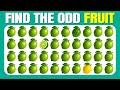Find the ODD One Out - Fruit Edition ????????????| 40 Levels | Easy, Medium, Hard | Quizzer Odin