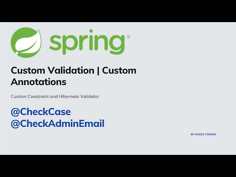 Custom Validation in