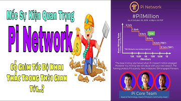 Pi Network | mốc sự kiện quan trọng, Pi có giảm tốc độ khai thác trong thời gian tới | Đăng Hùng