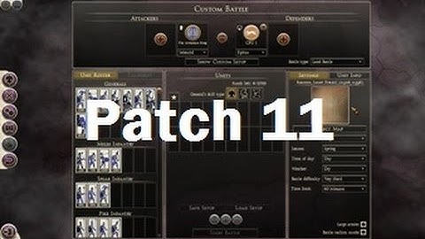 Patch 11 Changes , Rome 2: Total War