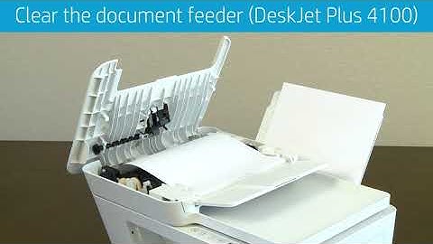 Fix a Paper Jam   HP DeskJet 2700, DeskJet Plus 4100 series printers   HP