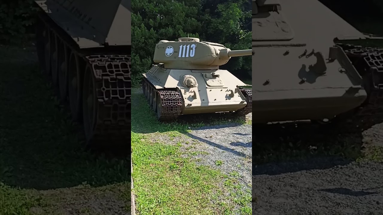 Tank T-34-85 in Museum of History and Military 