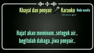 Khayal dan penyair_karaoke_nada wanita