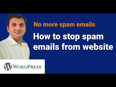 How to stop spam emails from website contact form | How to stop spam emails in WordPress | Stop spam