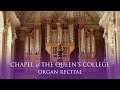 Capture de la vidéo George Castle - Live Organ Recital From The Queen's College, Oxford. 1.10Pm, 8 May 2024